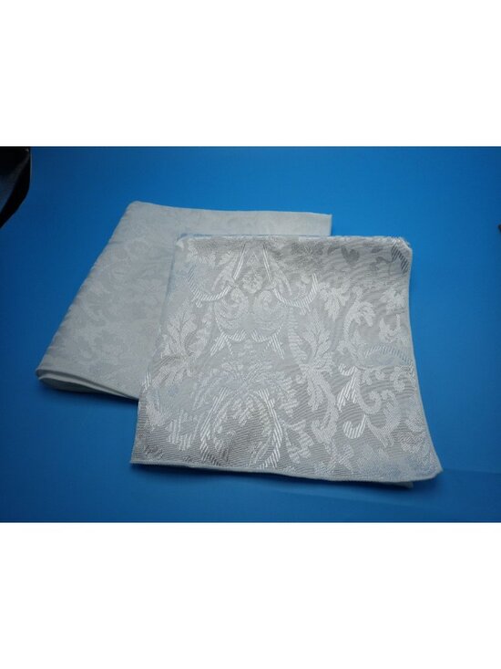 Damask Other - New White Napkin Damask Floral Ivy Cottage Country Wedding 18 inch lot 2